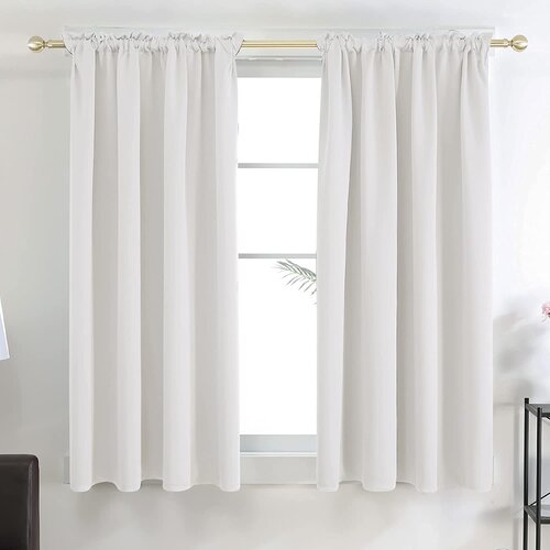 Northmoore Polyester Room Darkening Curtain Pair (Set of 2)